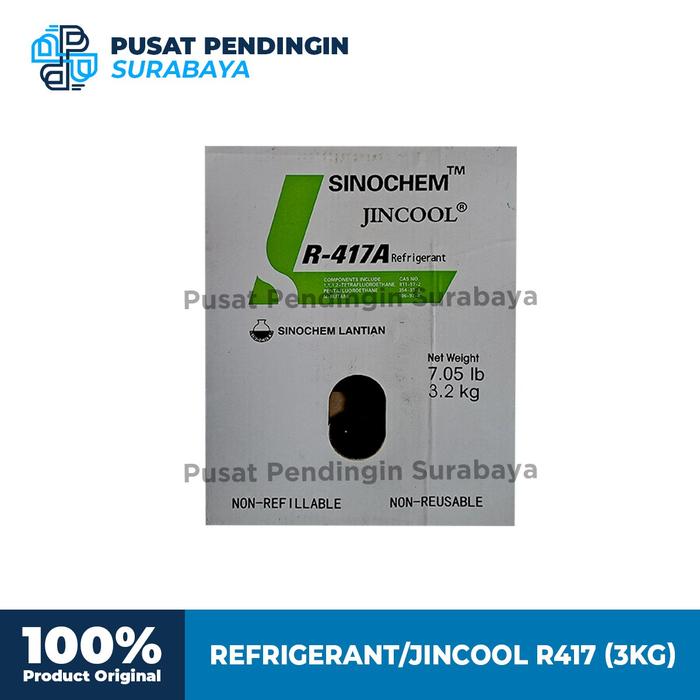 Jual FREON R417 JINCOOL - JINCOOL R417 3KG - JUAL FREON JINCOOL LENGKAP ...