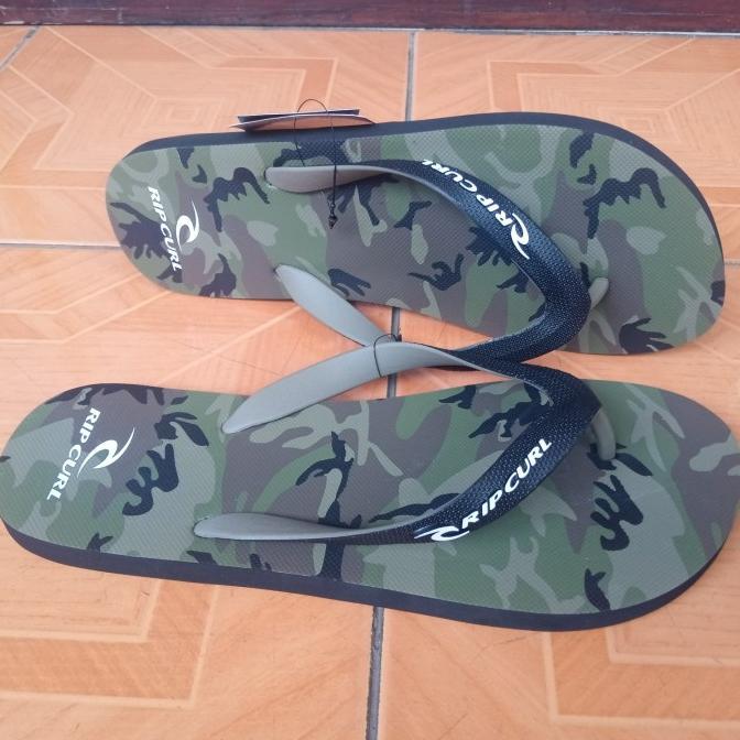 Gambar [TERLARIS] (100% ORIGINAL) SANDAL PRIA FLIP FLOP RIPCURL BRAND NEW - Camo (Army), 42 dari Gladiolusmart undefined Tokopedia