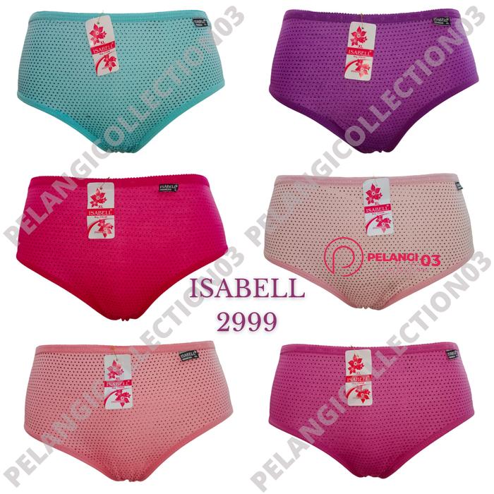 Gambar CELANA DALAM WANITA ISABELL 3 MODEL - 2999, XXL 6PCS dari pelangicollection03 undefined Tokopedia