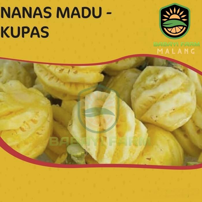 Gambar Buah Nanas Madu - Kupas dari Babay Farm Malang undefined 4 Tokopedia