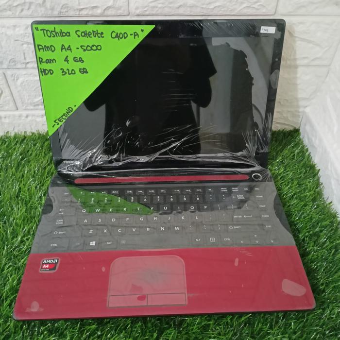 Jual TOSHIBA SATELITE C40D-A AMD A4-5000 RAM GB HDD 320 GB 14