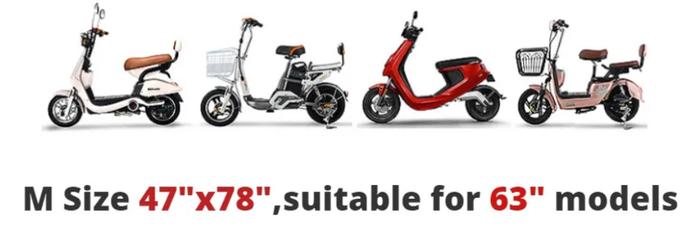 Gambar Cover Sarung Pelindung Sepeda Motor Matic Plastik PE Bening Transparan - M 120x200 dari Lbagstoremall undefined Tokopedia