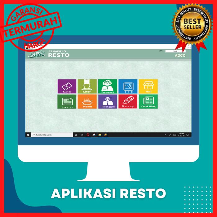 Gambar Software Aplikasi food Court Armadillo Resto Praktis & Mudah dari ArmadilloOfficial undefined Tokopedia