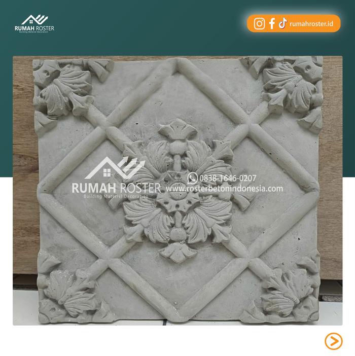 Gambar WALL PANEL DINDING 3D BETON/PANEL DEKORASI DINDING - Per 1 Meter - Motif 1 dari roster beton idn undefined Tokopedia