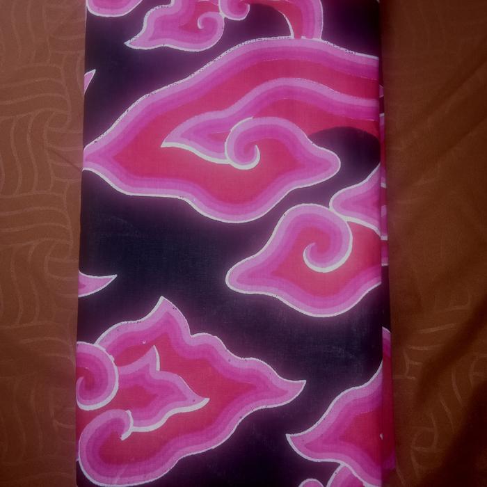 Gambar Kain Batik Printing Mega Mendung Biru Hitam - hitammerah dari Raisbatik undefined Tokopedia