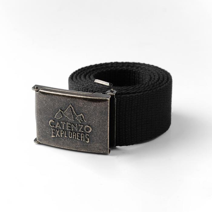 Gambar RCKLS. Webbing Belt Surving Catenzo Army | Ikat Pinggang 121cm Gesper Hitam - Hitam dari RCKLS RECKLESS undefined Tokopedia