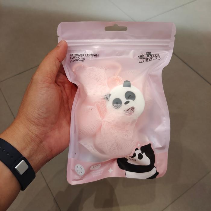 Gambar MINISO  We Bare Bears Shower Loofah / Bath Sponge - Panda dari LEELOUF Shop undefined Tokopedia