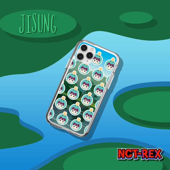 Gambar NCT REX DINO ABC CASE CUSTOM CHARACTER FACE PATTERN - JISUNG, TRANSPARENT dari Twse Supcase undefined Tokopedia