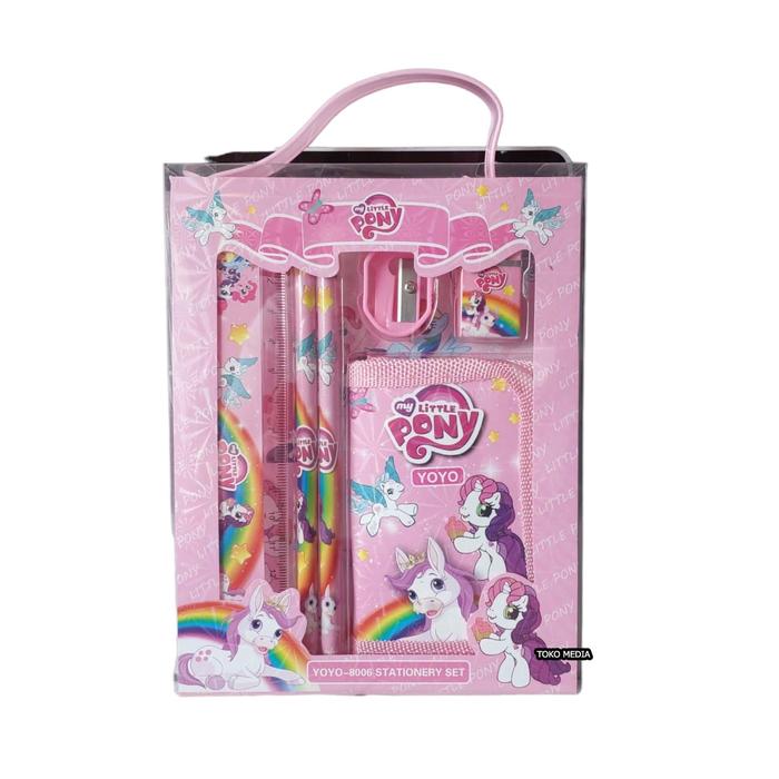 Gambar Paket Alat Tulis Anak Stationery Study Set Motif LITTLE PONY dari Toko Nyata Murahnya undefined Tokopedia
