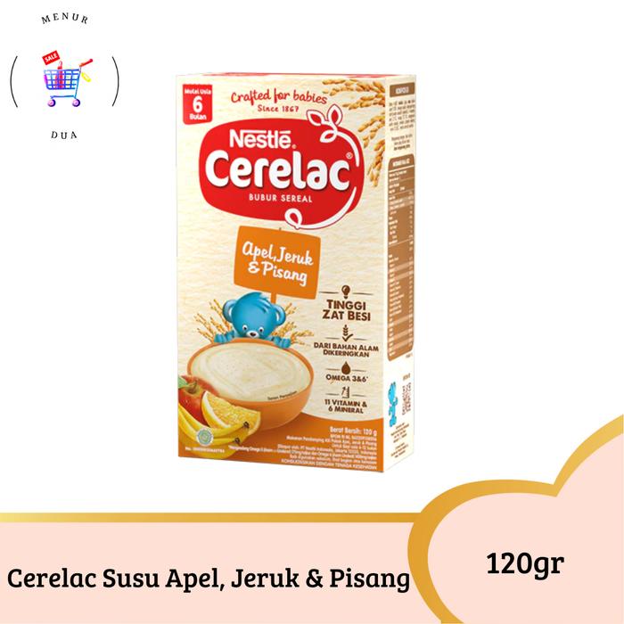 Gambar cerelac apel jeruk pisang 120 gr dari Toko Menur Dua undefined Tokopedia