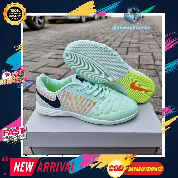 Jual SEPATU FUTSAL NIKE LUNAR GATO LIME GREEN IC Kota Medan