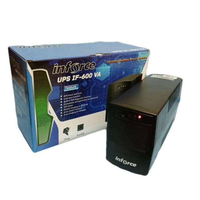 Gambar UPS Inforce 650va AVR with LCD Status Monitor IN 650 VA - Non LCD 600VA dari Absolutek Comp undefined Tokopedia
