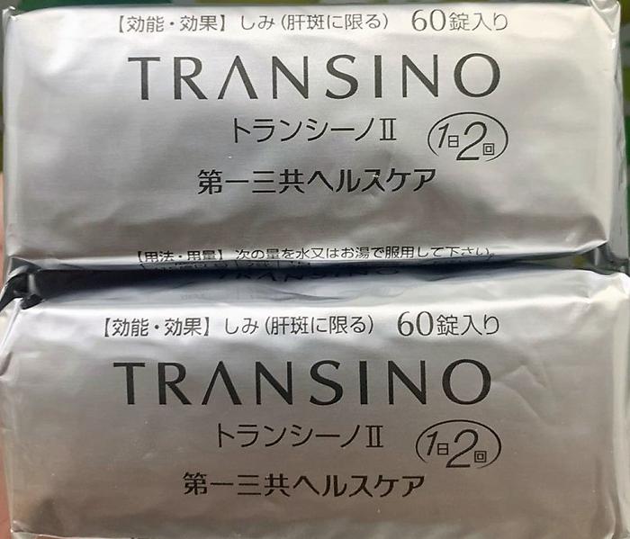 Gambar TRANSINO II 2 Genuine Skin Whitening Supplement Melasma 60 Days 240 - 120 tablet ecer dari hongni-japan shop undefined Tokopedia