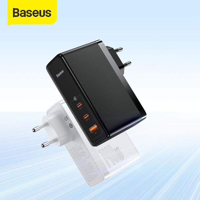 Gambar BASEUS GAN5 PRO 140W FAST CHARGER HANDPHONE ADAPTOR LAPTOP USB TYPE C - Hitam dari CJMART99 undefined Tokopedia