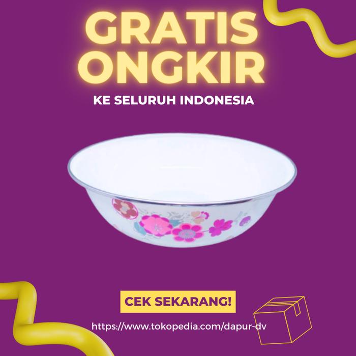 Gambar Maspion Baskom jumbo universal bowl 36 cm enamel dari Dapur DV_NEW undefined Tokopedia