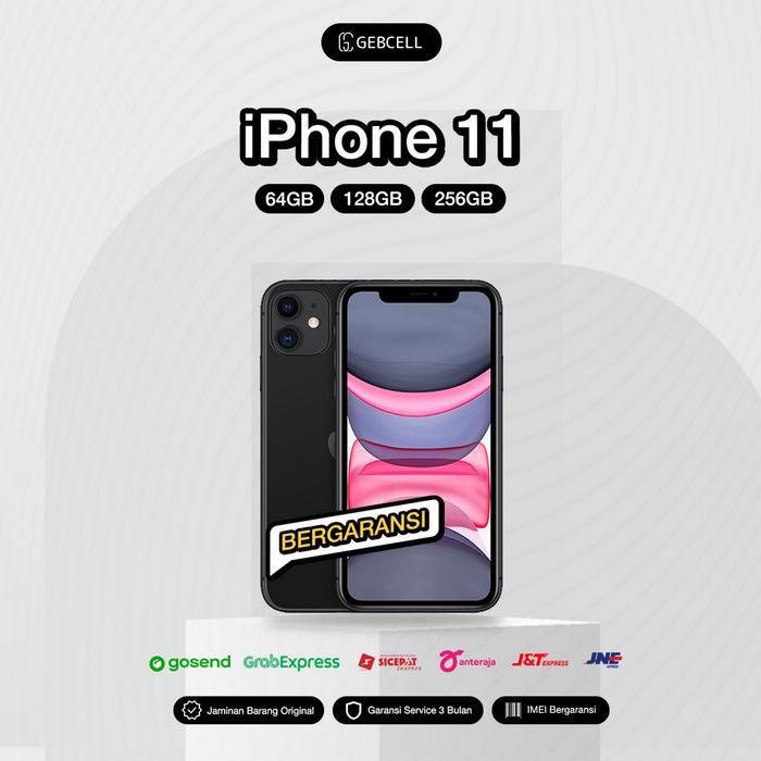 Gambar iPhone 11 64GB 128GB Black Green Yellow Purple Red White Inter - Ungu, 64 gb dari Gebcell undefined 4 Tokopedia