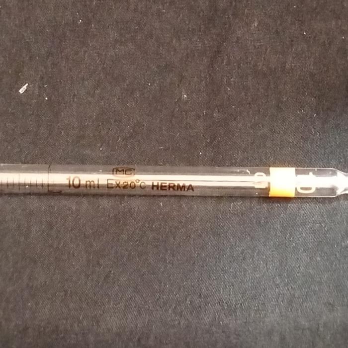 Gambar Pipet volume Herma / Pipette volumetric / Pipet gondok - 10 ml dari TOKO PHOENIX Surabaya undefined 2 Tokopedia