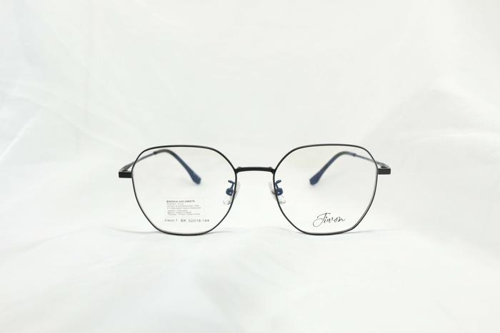 Gambar JIWON 7 Kacamata Fashion Korean Style  Beli 1 Gratis 1 - Black dari Optik Internasional Official undefined 4 Tokopedia