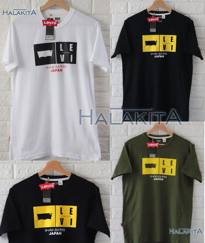Gambar Promo Kaos Oblong Pria Import - Kaos Branded - Tulisan Japan - LV58 - Varian Warna, L dari Halakita Shop undefined Tokopedia