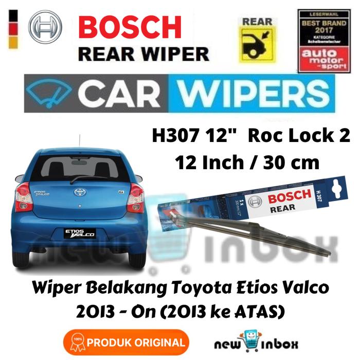 Gambar WIPER DEPAN MOBIL TOYOTA ETIOS VALCO 2013-On BOSCH ADVANTAGE 26" 1Pc - Belakang H307 dari NEW IN BOX undefined Tokopedia