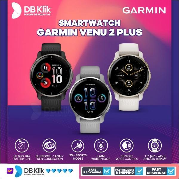 Jual Smartwatch GARMIN VENU 2 Plus with GPS 1.3" AMOLED Garmin VENU 2