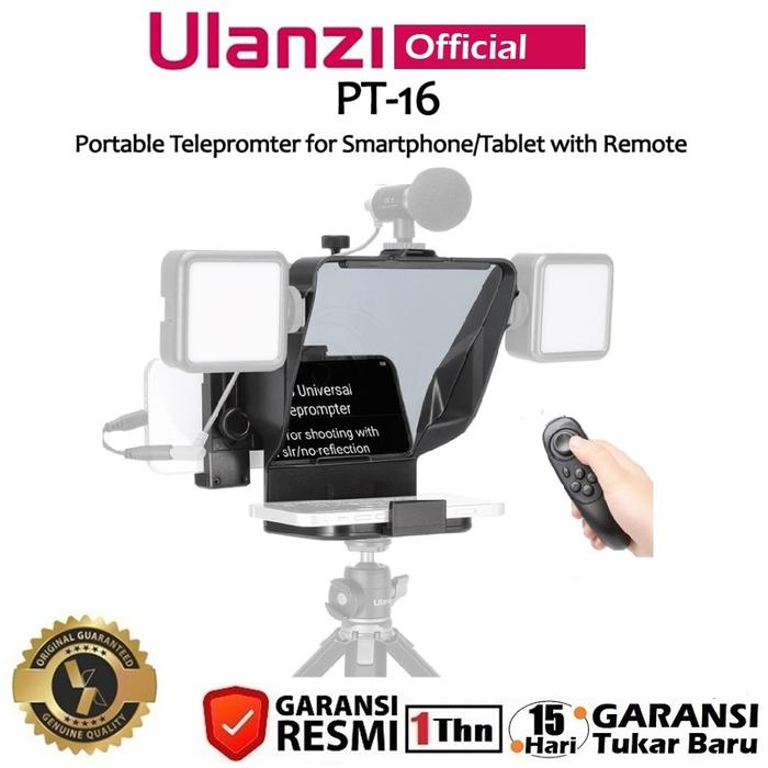 Gambar Ulanzi PT-16 Portable Teleprompter for Smartphone & Tablet with Remote dari Ulanzi Indonesia undefined Tokopedia