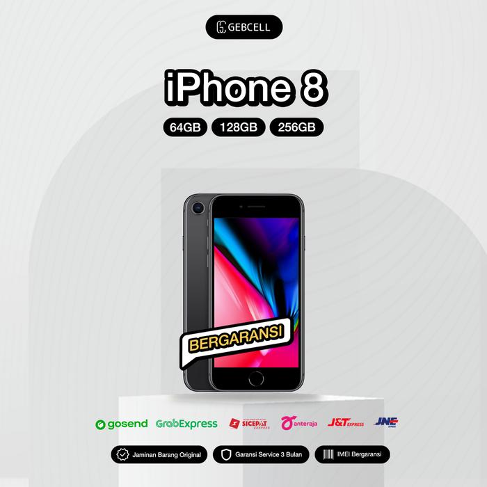 Gambar iPhone 8 64GB 256GB Silver Space Gray Gold Red Inter - Space Gray, 64 gb dari GEBCELL undefined Tokopedia