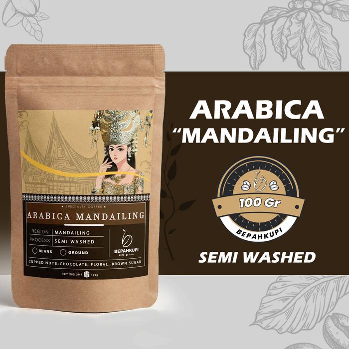 Gambar Kopi Arabika Mandailing 100-200Gr BEPAHKUPI || Biji/Bubuk - 100 Gr, Biji dari Bepahkupi Indonesia undefined Tokopedia