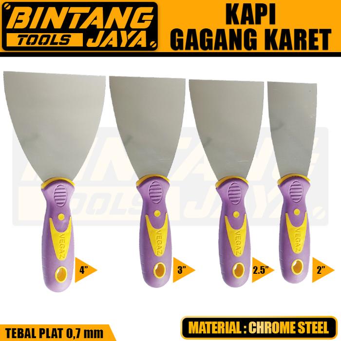 Jual Kape Stainless Plamir Tembok Kapi Stainless Dempul Gagang Karet ...
