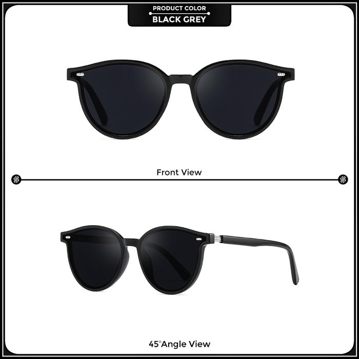 Gambar Kacamata hitam oval sunglasses oversize medium Anti UV 400 untuk wanita wajah kecil yang cantik Frame Oval I Lensa Anti UV 400 I Berrybarton kacamata fashion - Berrybarton 212 - Black Grey dari berrybarton.kacamata undefined Tokopedia