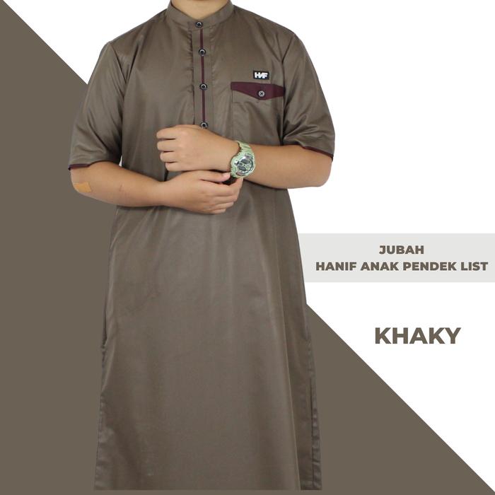 Gambar Jubah Anak Hanif Original Design List Bahan Katun Spunpolly Premium - Khaky, 14 dari Gudang Salman undefined Tokopedia
