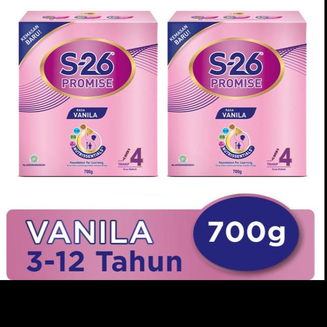 Gambar Susu S-26 Promise Tahap 4 Vanila Susu Bubuk untuk Anak 3-12 Tahun dari MAKSIMAL AJA undefined Tokopedia