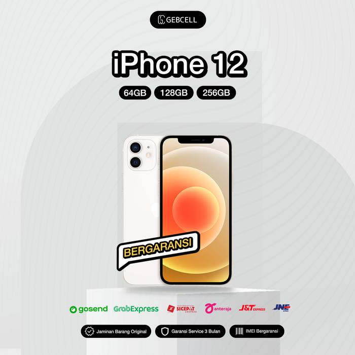 Gambar iPhone 12 64GB 128GB 256GB Second - Putih, 64 gb dari Gebcell undefined Tokopedia