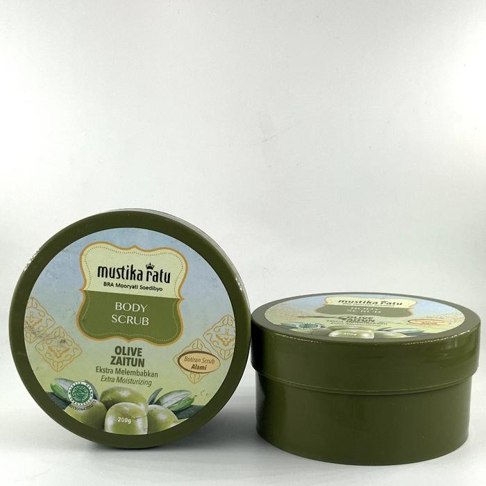 Gambar MUSTIKA RATU BODY SCRUB OLIVE ZAITUN POT 200GR dari Haitop Mart undefined Tokopedia