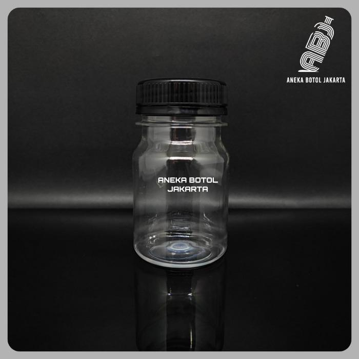 Gambar Botol tablet 90 ml bulat tebal keras / Botol kapsul 90 ml bulat tebal - Hitam dari aneka.botol.jakarta undefined Tokopedia