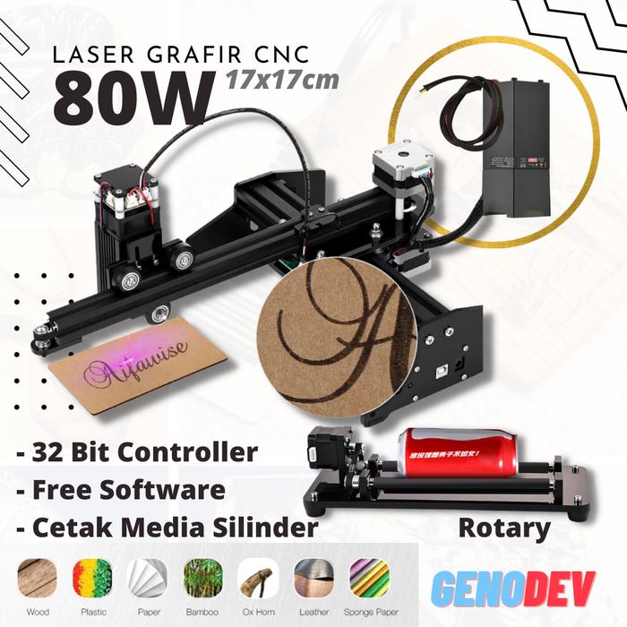 Gambar [VMC] Laser Grafir Metal Engraving 80W Portable Laser Marking 2 Sumbu - 80W 32Bit Plus dari Mellin Jaya undefined Tokopedia
