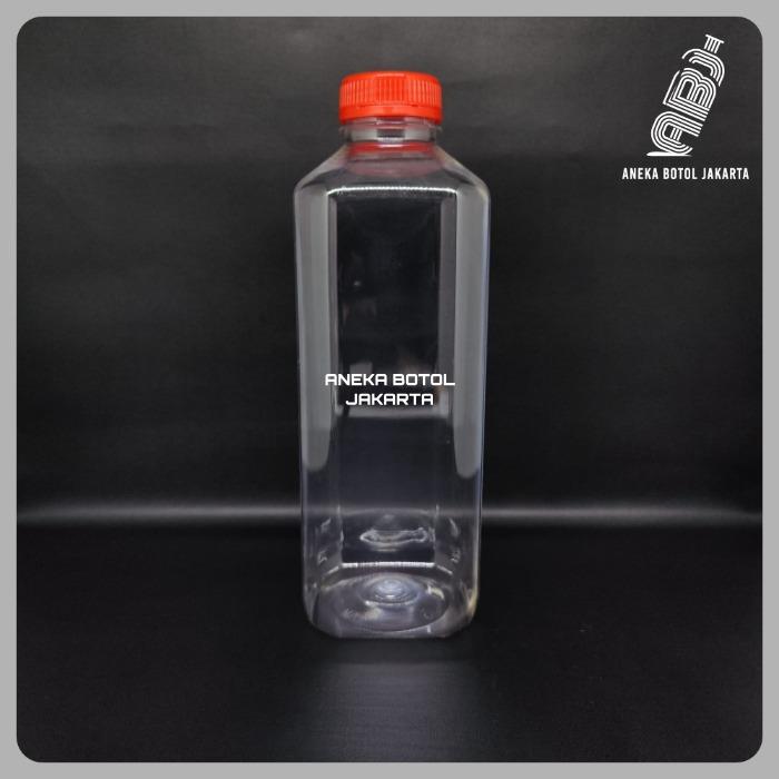 Gambar Botol Kick 1000ml 61gr tebal / Botol Plastik Kotak 1 liter - Merah dari aneka.botol.jakarta undefined Tokopedia