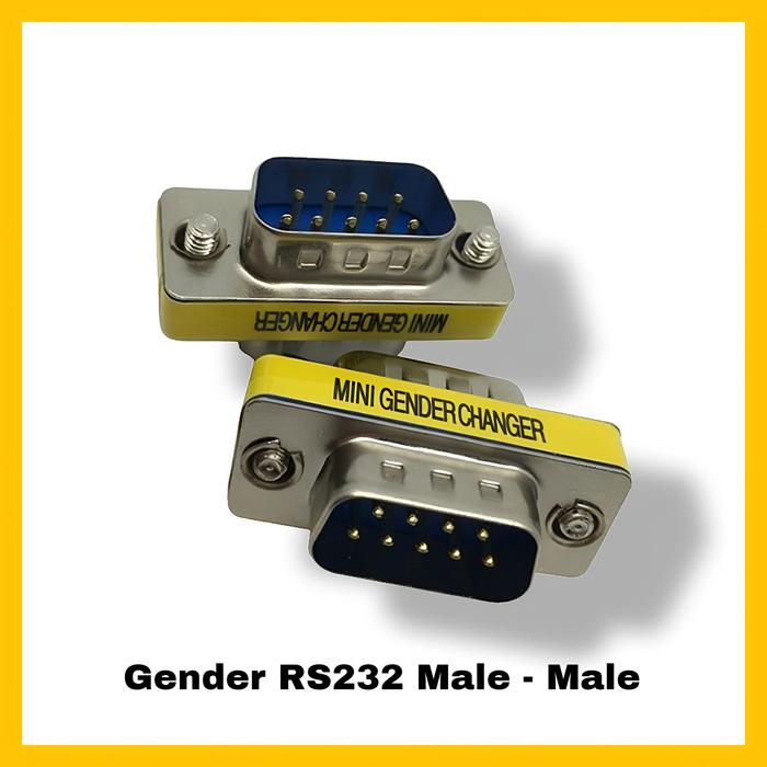Gambar Konektor Gender Serial RS232 / RS 232 DB9 Male Female Connector - RS232 M-M dari Mitra Gadget Accessories undefined Tokopedia