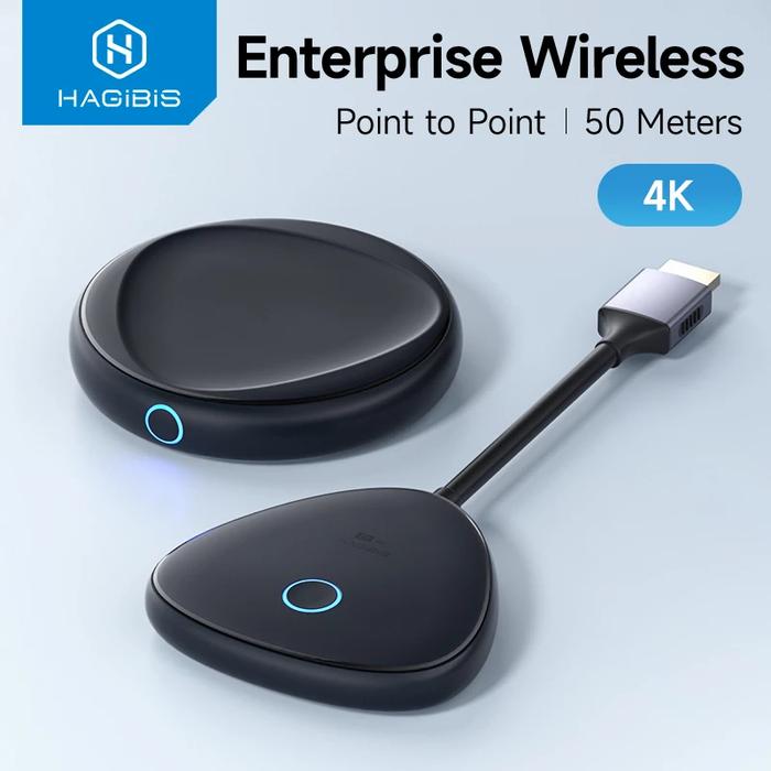 Gambar HAGIBIS 4K WIRELESS VIDEO HDMI TRANSMITTER RECEIVER EXTENDER DISPLAY - HDMI 4K dari HAGiBiS Indonesia Store Kota Depok Tokopedia