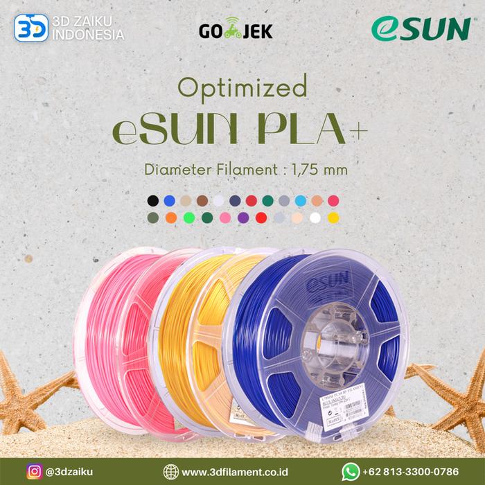 Gambar eSUN 3D Filament Terbaru Optimized PLA+ ABS+ Filament 1.75 mm dari 3D Zaiku Indonesia undefined Tokopedia