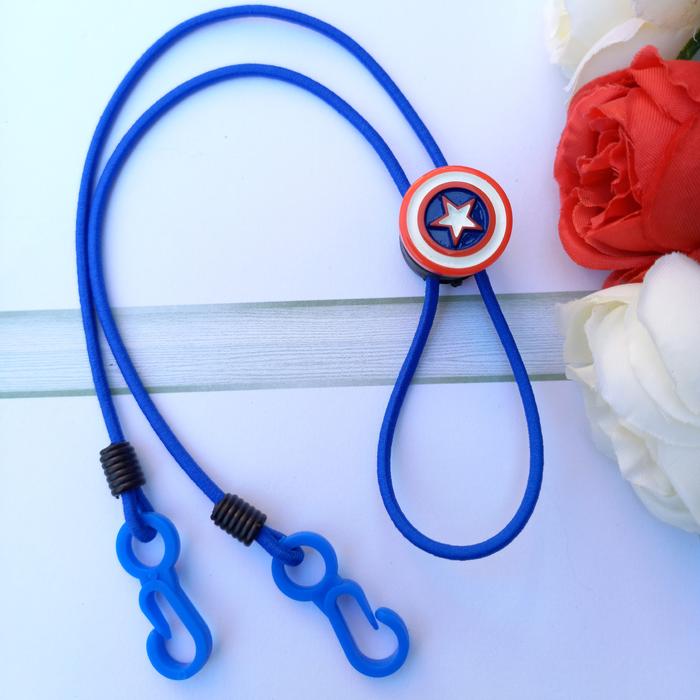 Gambar strap kalung masker anak laki laki karakter superhero - capten AM mini dari bettycolection undefined Tokopedia