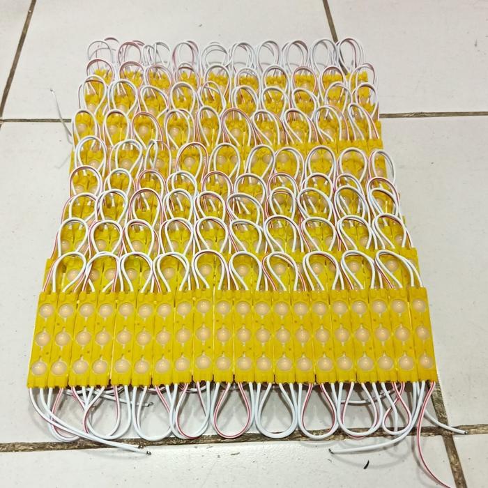 Gambar Lampu modul LED 12v 3mata LED Mudule Neon Box Led - Kuning dari Star Of Life 57 57 undefined Tokopedia