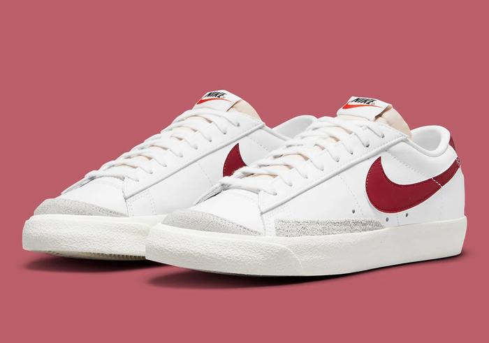 Jual NIKE BLAZER LOW '77 VINTAGE WHITE TEAM RED MAROON ORIGINAL