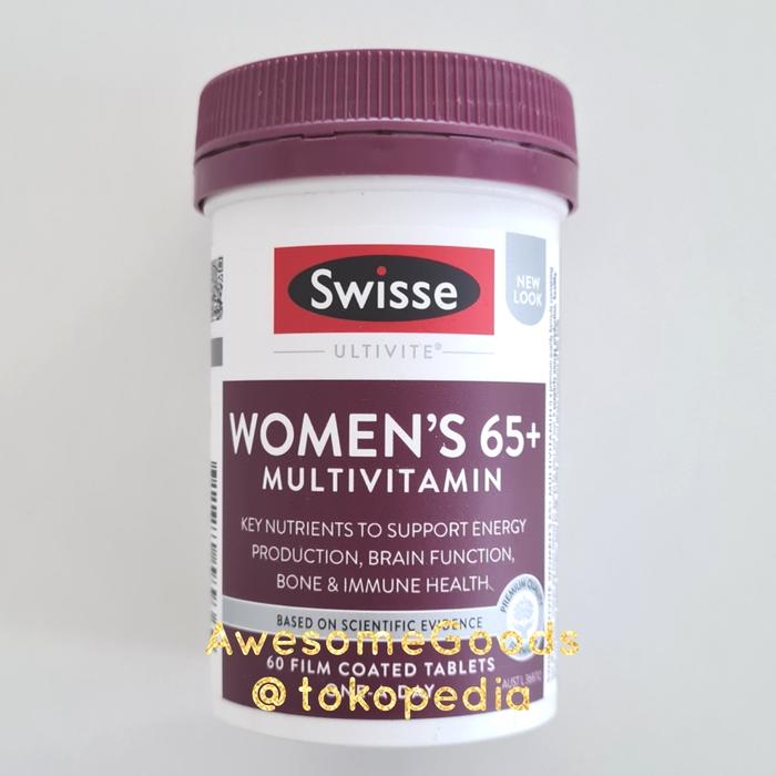 Gambar Swisse Australia Ultivite 65+ Multivitamin 60 Tablets - Women's dari AwesomeGoods undefined Tokopedia