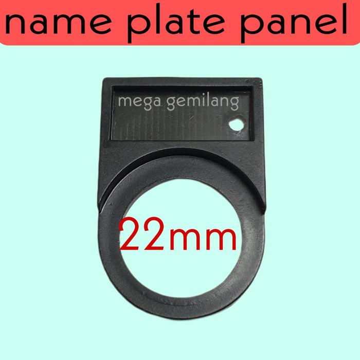 Gambar Name plate panel / legend plate / panel label - 22mm dari mega gemilang glodok undefined Tokopedia