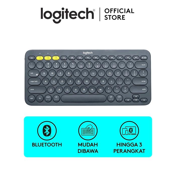 Gambar keyboard Logitech k380 Wairless Keyboard Bloutouh - Hitam dari centralcalling undefined Tokopedia