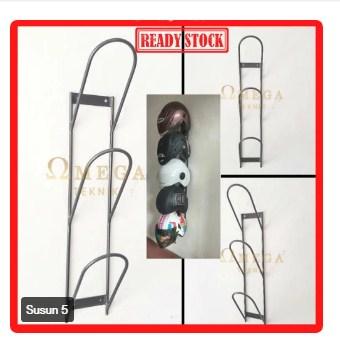 Gambar Rak Helm Besi / Gantungan Helm Dinding / Tempat Helm Gantungan Helm - Susun 1 dari DecorAntik undefined Tokopedia