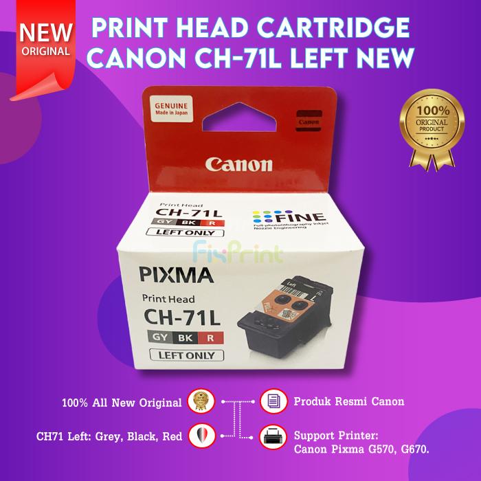 Gambar Print Head CH-71L CH-71R Cartridge CH71L CH71R Printer Canon G570 G670 - CH71L Left dari FixPrint Indonesia undefined Tokopedia