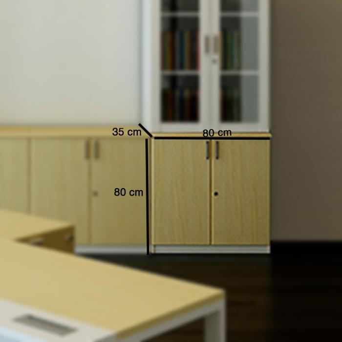 Gambar FUNIKA Meja Kantor Office Desk/ Filing Cabinet / Filing Cabinet Kaca - UST 7460 dari FUNIKA undefined Tokopedia