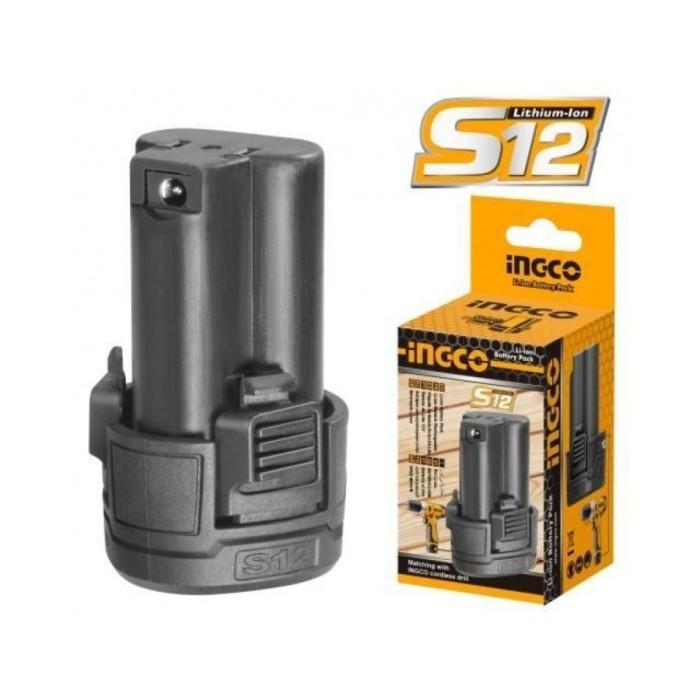 Gambar INGCO FBLI12152 - BATERAI S12 1.5AH POWER TOOLS LI-ION 12V BATTERY dari Lucky Seven Teknik undefined Tokopedia